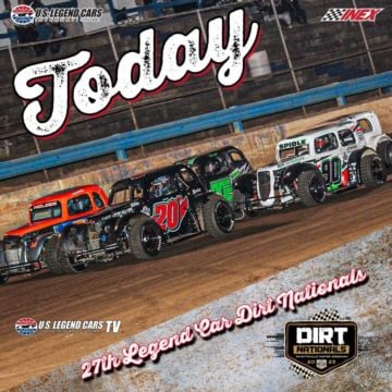 The 2023 Legend Car Dirt Nationals concludes today from Fayetteville Motor Speedway beginning with qualifying at approxi...