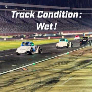 It’s a little slippery out on the quarter-mile! #CookOutSSO