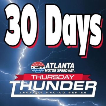 Summer thunders into Atlanta Motor Speedway in 30 days?? #ThursdayThunder #INEX #USLCI