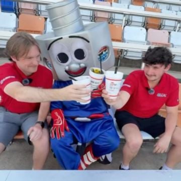 Good vibes and Cook Out milkshakes with Lug Nut ✅ #CookOutSSO