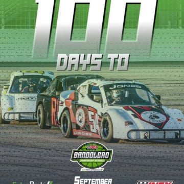 Only 100 days until the spotlight shines upon Bandoleros at EchoPark Speedway!⭐🏁 We'll see you at the 2026 INEX Bandole...