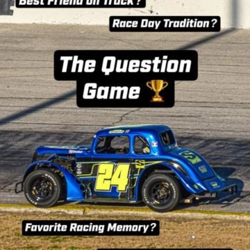 Which is more pressure packed? Racing a Legend Car or choosing a question to ask?🫣