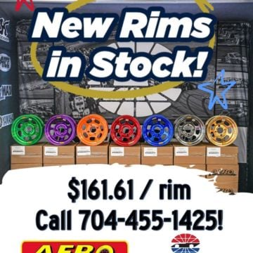 NEW PRODUCT | Upgrade your Legend Car with color chrome rims from Aero, in stock today at USLCI Charlotte! Call 704-455-...