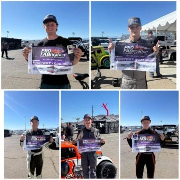 Our drivers showed their speed and came out on top!! Show some love to our ProFABrication fastest qualifiers!!?????? MAS...