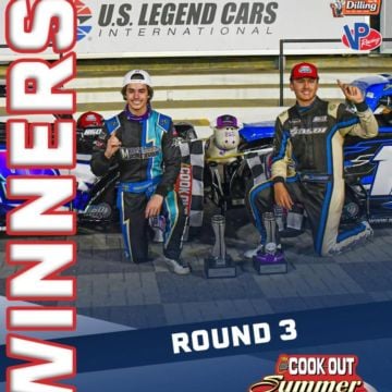 It may have been a cool night, but the Round 3 Cook Out Summer Shootout action was still hot at America’s Home for Racin...