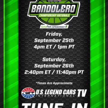 Tune your screens to USLegendCars.TV to catch all the action from EchoPark Speedway!📺 #BandoNats