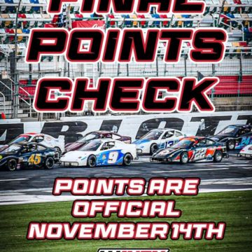 One week from today, the 2025 INEX Racing Series points are official! Please take time to go go INEXseries.com to check ...