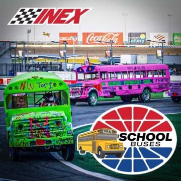 INEX and U.S. Legend Cars to debut School Bus national championshp racing at the Summer Shootout in June ??