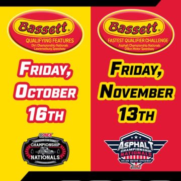 NEWS | Bassett Racing Wheel returns as the Friday feature race presenting sponsor at Legend Car Dirt and Asphalt Champio...