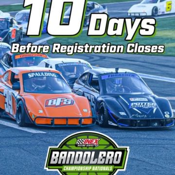The time to purchase your driver pass for Bandolero Championship Nationals at EchoPark Speedway closes in 10 Days! Don't...