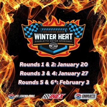 NEWS: Winter Heat at Charlotte Motor Speedway returns in January and February for three straight Saturdays of double fea...