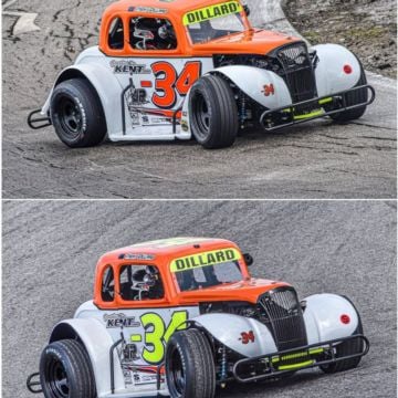Trent Dillard casually sliding through the corner when the camera appears.??