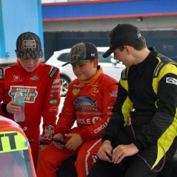 “How cool would it be to cross the checked flag three-wide? Let’s get it done boys.” ?????? #CookOutSSO