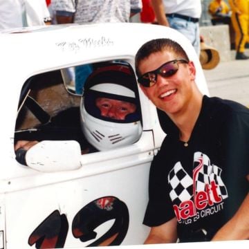 Thanksgiving leftovers and Legend Cars – a perfect combination! ???? #FlashbackFriday #USLCI