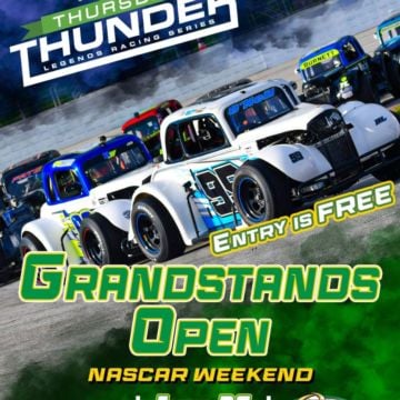 Spend your Thursday night watching NASCAR's next generation compete on EchoPark Speedway's quarter-mile! Grandstands are...