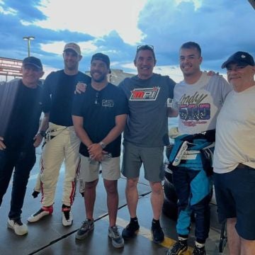 You never know who you are going to see when @uslegendcars SSO @smclaughlin93 @russellingall #roland Dane @svg97 @bubbaw...