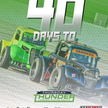 The Thunder Rolls in 40 Days at EchoPark Speedway!🏁