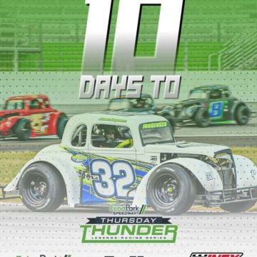 Get ready to pull those belts tights! Thursday Thunder returns to EchoPark Speedway in just 10 Days! #ThursdayThunder