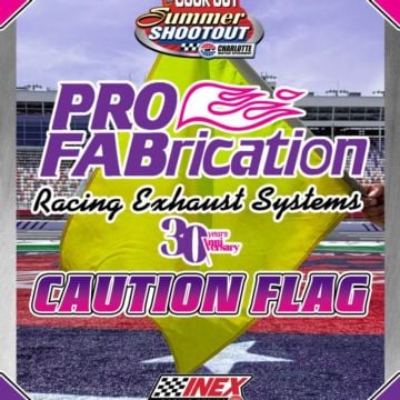Caution Flags just got an upgrade.? ProFABrication is the presenting sponsor of each caution flag during the 2025 Cook O...