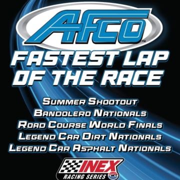 Think you can lay down the fastest lap of the race? You'll earn the AFCO Fastest Lap of the Race award beginning at the ...