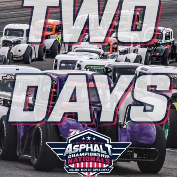Only two days remain before Driver Pass sales close for Legend Car Asphalt Championship Nationals at Dillon Motor Speedw...