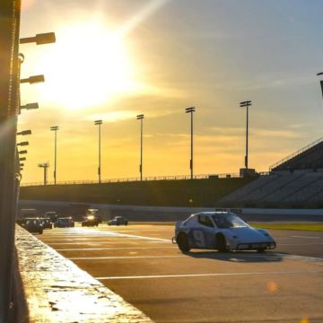 Sunsets and Bandos at EchoPark Speedway😌 #ThursdayThunder
