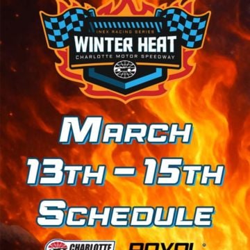 The March 13-15 weekend at Charlotte Motor Speedway will be the final Winter Heat weekend for 2026. ❄🔥