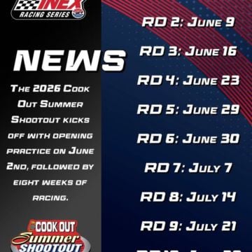 The Cook Out Summer Shootout keeps America&rsquo;s Home for Racing fresh this June and July!🥤 #CookOutSSO
