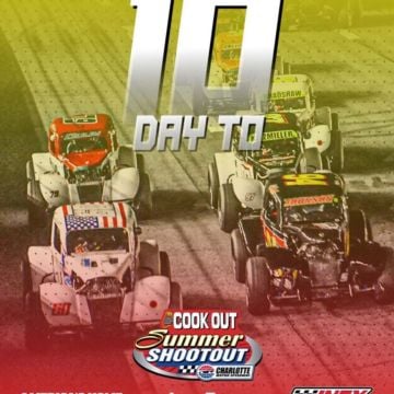 We can smell the the burgers and fries! We're fired up for the Cook Out Summer Shootout at Charlotte Motor Speedway!🍔🍟...