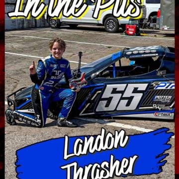 As his Bandolero victories keep piling up, Landon Thrasher is moving into Legend Cars and is this week's In the Pits fea...
