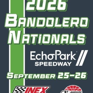NEWS | The 2026 INEX Bandolero Nationals heads to the Peach State and EchoPark Speedway, September 25-26! #BandoNats