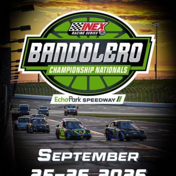 The road to the 29th INEX Bandolero Championship Nationals starts today! We'll see you at EchoPark Speedway, September 2...
