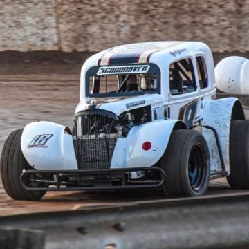 Something about dirt and a Legend Car??