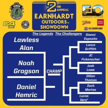 The bracket and procedures for the 2nd Earnhardt Outdoors Showdown??