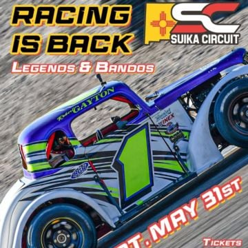 Asphalt Racing returns to New Mexico at the Suika Circuit, formerly Sandia Speedway, on Saturday, May 31 with Legend Car...