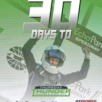 Are you ready to park it in EchoPark Speedway victory lane this summer!? We're one month away from Thursday Thunder 2026...