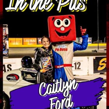 In her rookie season, Caitlyn Ford has already captured a handful of feature wins at Las Vegas Motor Speedway's Bullring...