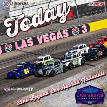 Today, four Asphalt Nationals Race Champions are crowned from The Bullring at Las Vegas Motor Speedway. Coverage begins ...