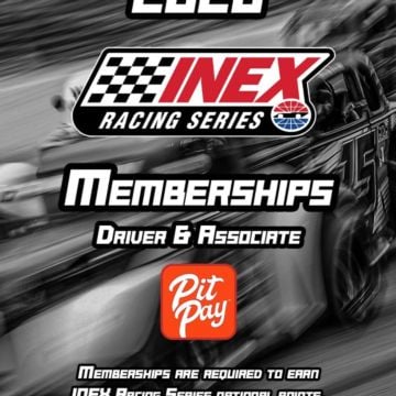 Still haven't purchased your 2026 INEX Racing Series Membership? Use the 🔗 in our bio to purchase your driver and assoc...