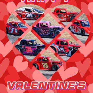 Some chase hearts, we chase checkered flags. Happy Valentine&rsquo;s Day! 🏁💘