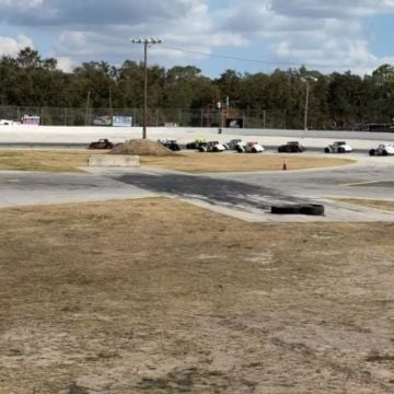 Everyone was okay in the cars and the stands after a three-car crash, including Kyle Beattie&rsquo;s car going into the fence....