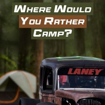 Doesn’t matter where we camp, but we will always bring our Legend cars with us??? #CookOutSSO