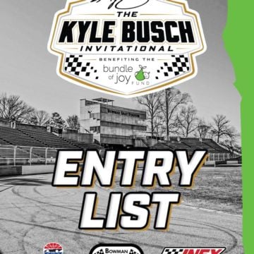 The 51 Legend Cars and 18 Bandoleros who will make up the field for the Kyle Busch Invitational benefitting the Bundle o...