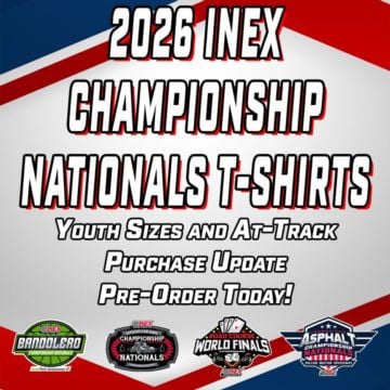 Secure your pre-order shirt today! Youth and Adult sizes now available to pre-order for $20. At-track sales and ordering...