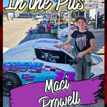 She always has a smile on, with a drive to work her way to NASCAR, Florida's Maci Prowell is this weeks In the Pits driv...