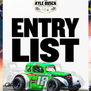 By invite only. 📋 Check out who's competing in the Kyle Busch Invitational Benefiting the @bundleofjoyfund under the 'K...