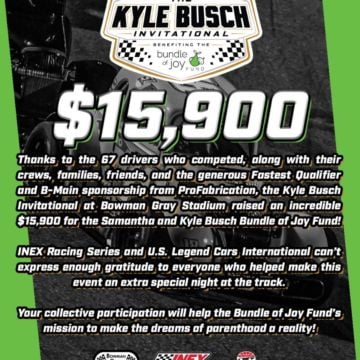 Helping make dreams of parenthood come true🩷 The Kyle Busch Invitational at Bowman Gray Stadium raised over $15,000 fro...