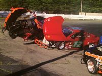 JD Darrah (Orange 23), Bethel Motor Speedway; Both cars repaired in time for the feature!